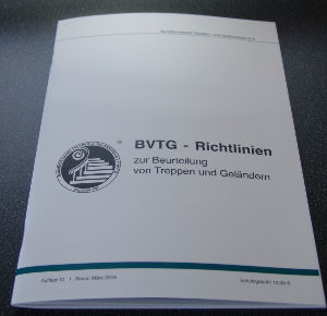 Bild: Druckfassung der BVTG Richtlinien